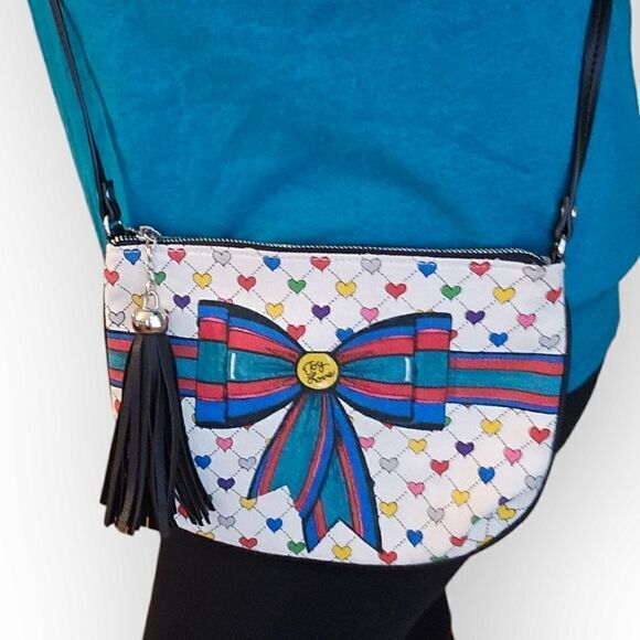 Brighton Limited Edition Love & Joy Colorful Crossbody Bag (NWOT) - Picture 12 of 14